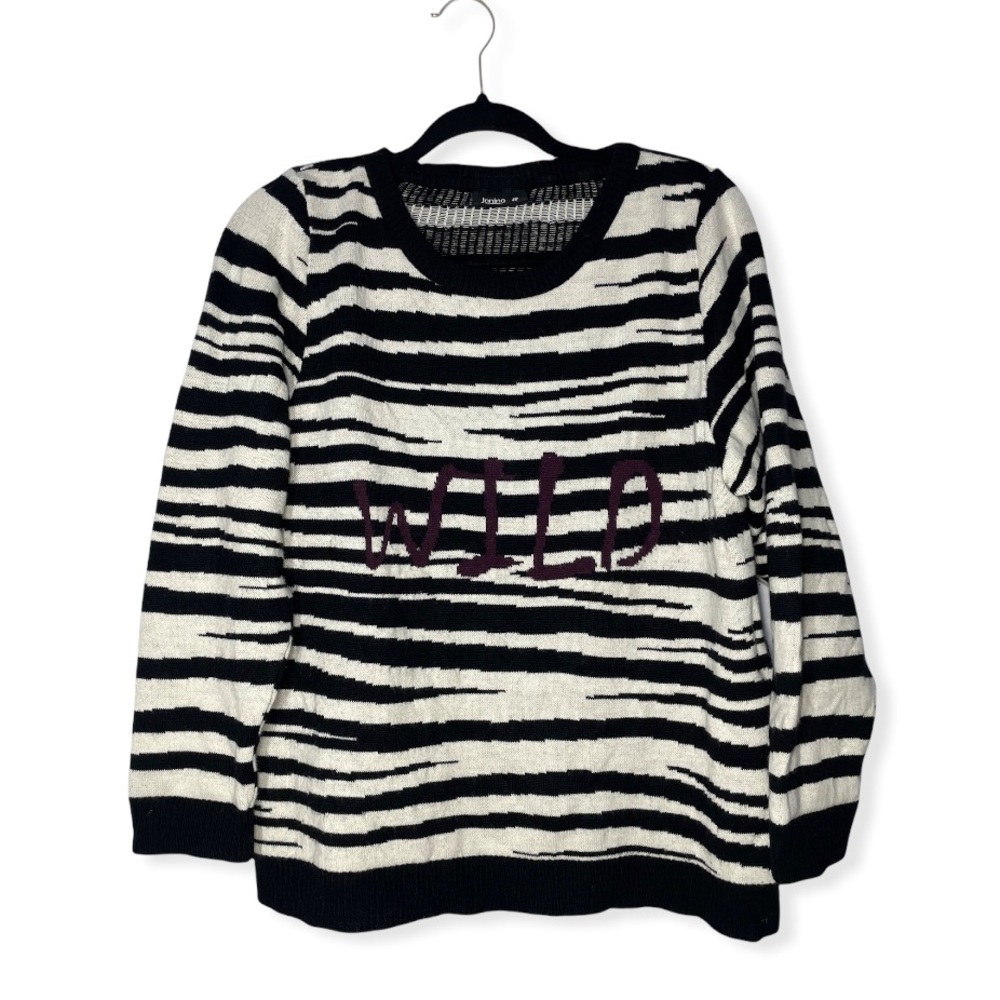 Janina zebra print wild sweater
